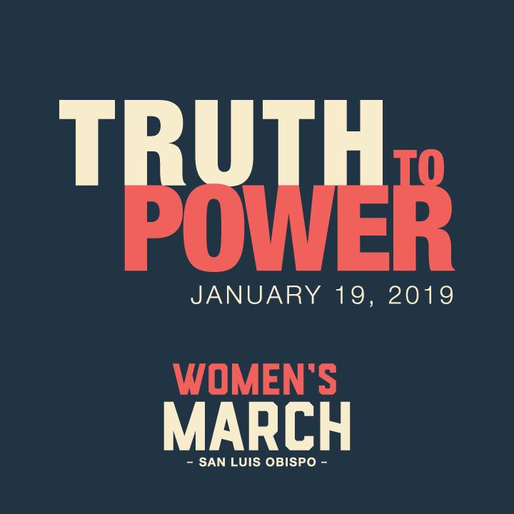 Truth to Power Women's March poster 2019