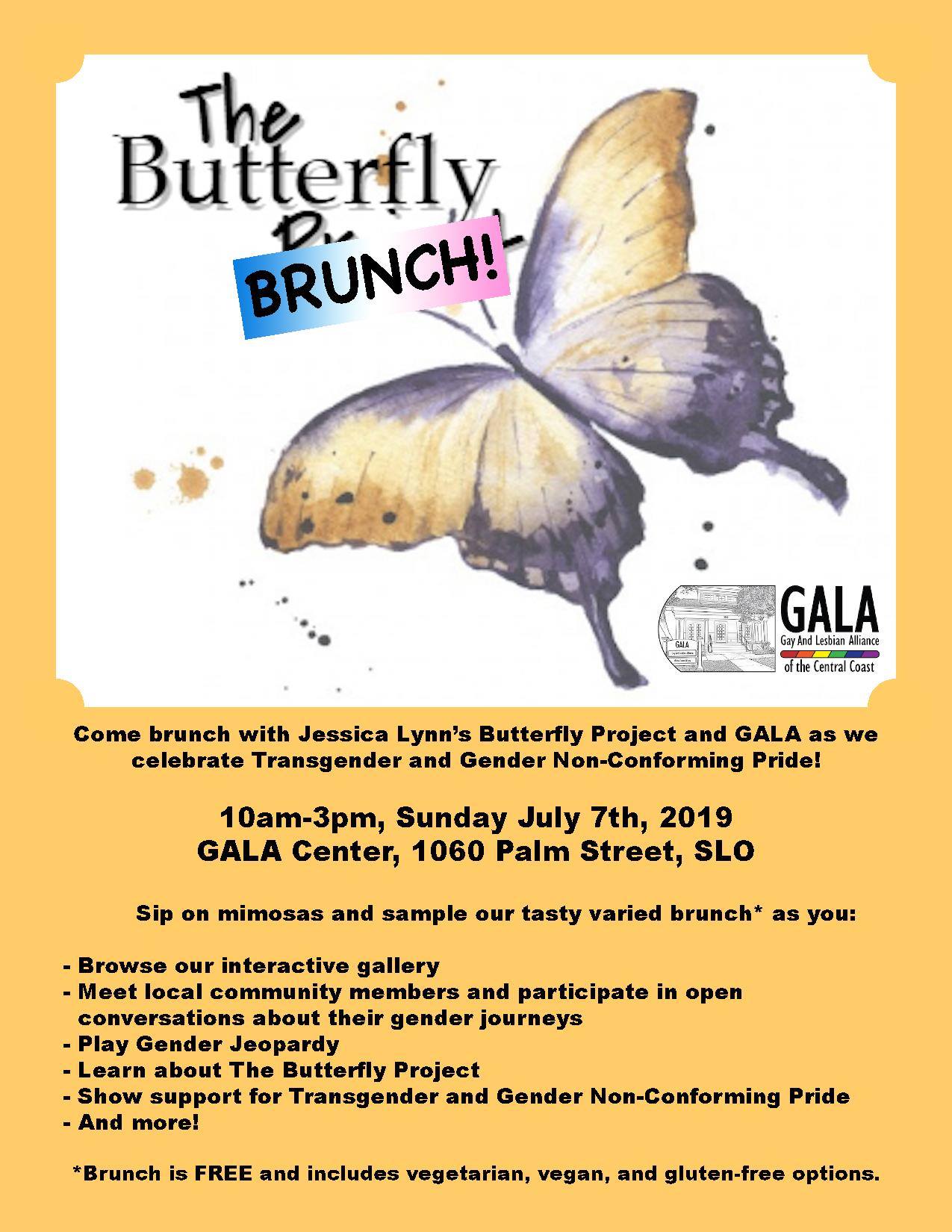 butterfly project brunch poster