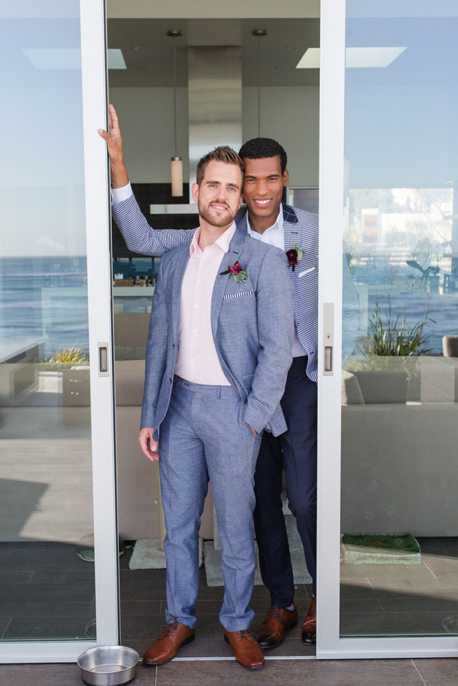 Queer SLO Renoda Campbell Photography between sliding glass door