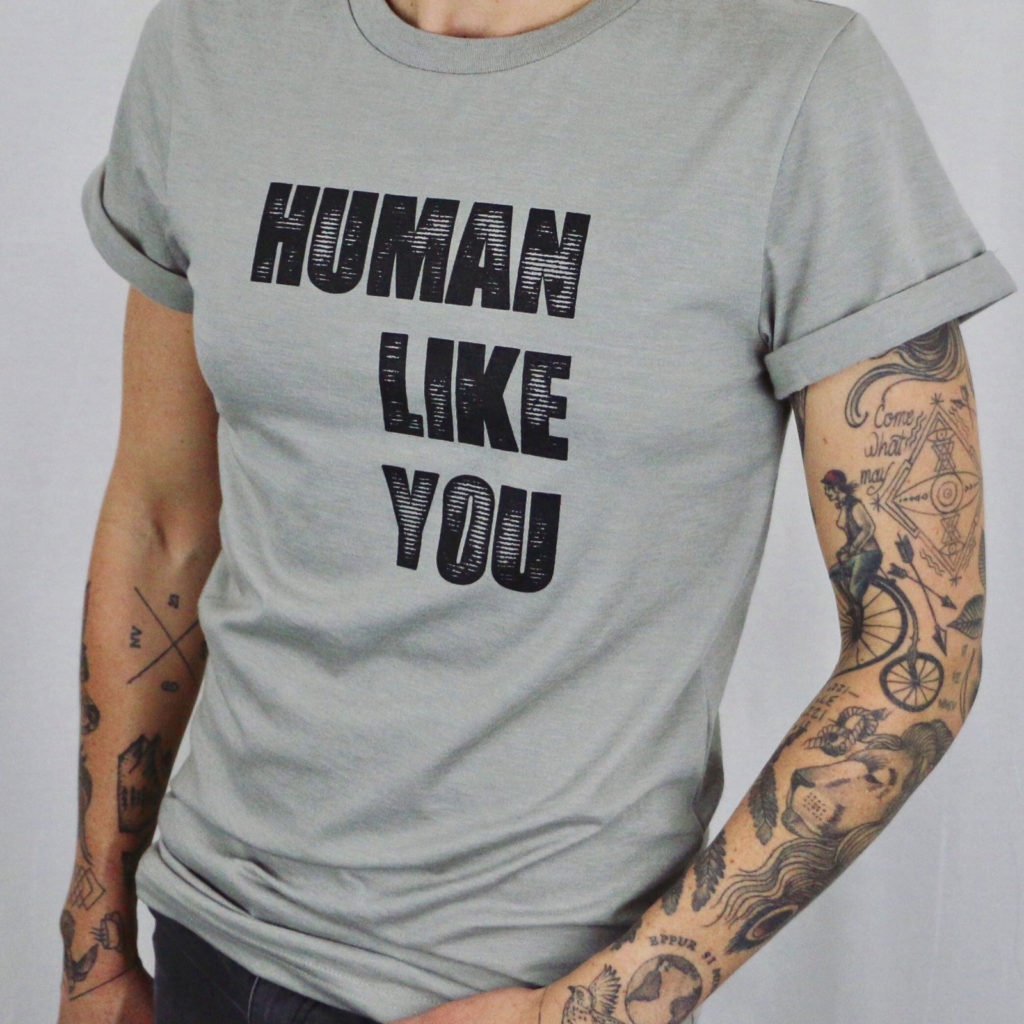 Queer SLO Androgynous Fox Human Like You shirt